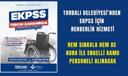 Torbalı Belediyesi'nden EKPSS için rehberlik hizmeti