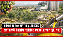 Çakırbeyli’ye Dev Zeytinyağı Tesisi Geliyor