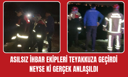 Fetrek Çayı’nda Bir Gün Sonra Bu Kez Asılsız Alarm