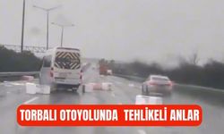 Otoyolda Yük Tehlikesi: Facianın Eşiğinden Dönüldü