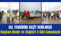 Başkan Demir ve ekipleri 3 gün sahadaydı