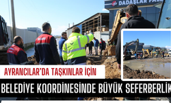 Belediye ve İZSU, Ayrancılar'da seferber oldu