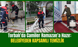Torbalı’da Camiler Ramazan’a Hazır: Belediyeden Kapsamlı Temizlik