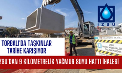 İZSU'dan 9 kilometrelik yağmur suyu hattı ihalesi