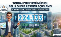 İşte Torbalı’nın yeni nüfusu