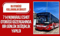 Torbalı’da 714 No’lu Hatta Geçici Düzenleme