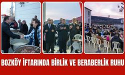 Bozköy Mahallesi’nde Birlik Sofrası