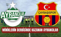 U13 derbisinde kazanan Ayrancılar ekibi oldu