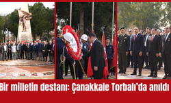 Torbalı’da Çanakkale Zaferi’nin 111. yılı çelenk töreniyle anıldı