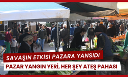 Torbalı pazarında alanda satanda dertli