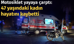 Motosiklet kazası can aldı