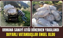 Ayrancılar’da Ormana Çöp Döken Şahıs Suçüstü Yakalandı