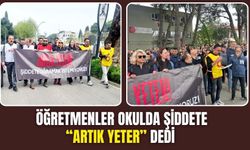 Torbalı’da Öğretmenlerden Şiddet Protestosu