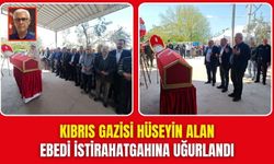 Kıbrıs Gazisi Hüdayi Alan Son Yolculuğuna Uğurlandı