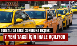 7 Yeni Taksi İçin İhale Açılıyor