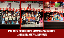 Sırbistanlı öğrencilerden Torbalı'da dev gösteri