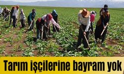 Bayramda da çalıştılar...