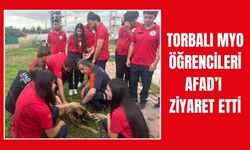 DEÜ Torbalı MSÜ Öğrencilerinden AFAD’a Ziyaret
