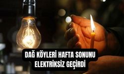 Torbalı’nın Dağ Köyleri Hafta Sonunu Elektriksiz Geçirdi