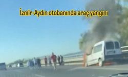 Bayram Dönüşü Korku Dolu Anlar: Otomobil Seyir Halindeyken Alev Aldı