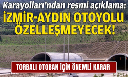 Karayollarından Torbalı Otoban İçin Önemli Bilgilendirme