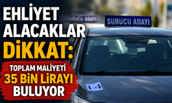Toplam maliyeti 35 bin lirayı buluyor