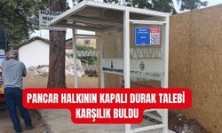 Pancar’a Kapalı Durak Müjdesi