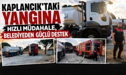 Kapancık'taki yangın hızlı müdahale