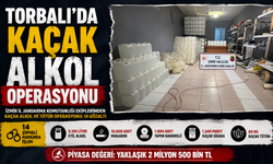 Torbalı’da Kaçak Alkol ve Tütüne Operasyon