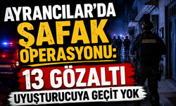 Ayrancılar’da Şafak Operasyonu: 13 Gözaltı