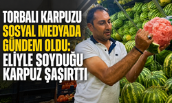 Torbalı'nın Doğal Karpuzu Sosyal Medyayı Salladı