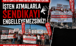 DİSK İletişim-İş’ten Torbalı’daki GHZ depo önünde açıklama