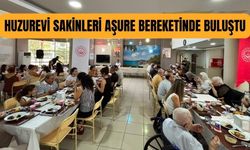Huzurevi sakinleri aşure bereketinde buluştu
