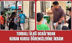 Ülkü Ocakları'ndan Kur'an kursu öğrencilerine ikram