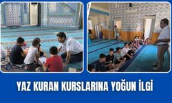 Yaz Kur'an Kurslarına yoğun ilgi