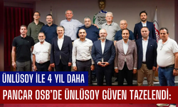 Pancar OSB’de güven tazelendi: Ünlüsoy ile 4 yıl daha
