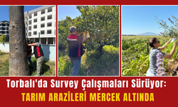 Torbalı'da Tarımsal Üretim İçin Sahada Yoğun Mesai