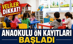 Devlet anaokullarında ön kayıt heyecanı başladı