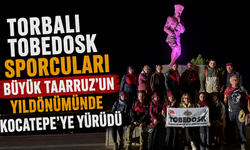 TOBEDOSK sporcuları Büyük Taarruz’un yıldönümünde Kocatepe’ye yürüdü