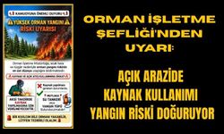 Kaynak yapanlara kritik uyarı: Bir kıvılcım ormanı yok edebilir