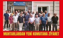 Torbalı Muhtarlar Derneği’nden Jandarma Komutanı Koç’a ziyaret