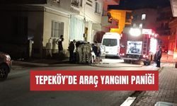 Tepeköy’de yine araç yangını paniği