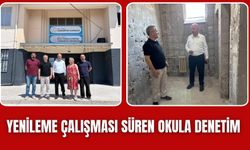 Kadıoğlu’ndan okulda inceleme: Yenileme çalışmaları sürüyor