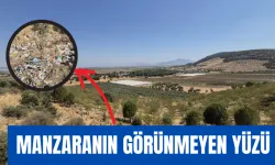 Güzel manzara çöple kirletiliyor