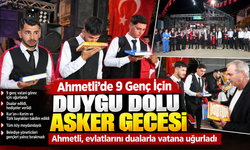 Ahmetli’de 9 Genç İçin Duygu Dolu Asker Gecesi