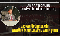 Başkan Demir: Önceliğimiz Atatürk Mahallesi Sakinleri