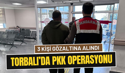 Jandarmadan Torbalı’da terör operasyonu