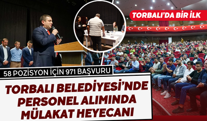 Torbalı’da liyakat esaslı işe alımlar başladı