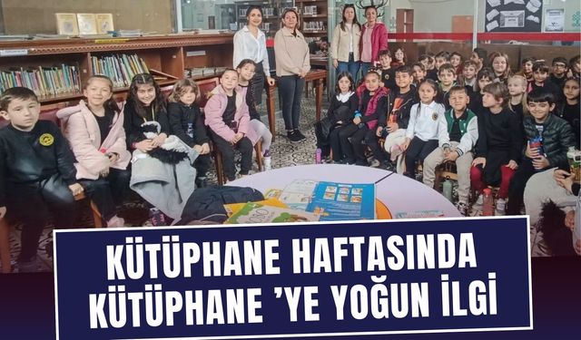 Kütüphaneye ziyaretçi rekoru