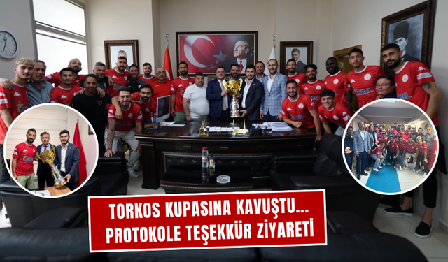 İlçe protokolüne teşekkür ziyareti